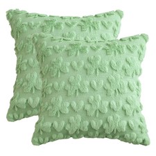 St Patricks Day Shamrock Heart Throw Pillow Covers Set of 2, 18 x 18 Inch St Pat