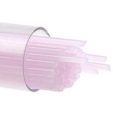 BU042172 Bullseye Stringers COE 90 Petal Pink Opalescent 2mm