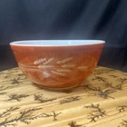 Vintage Pyrex Nesting Mixing Bowl # 403 2.5 Quarts Autumn Harvest Wheat