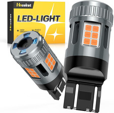 7443 7440 LED Bulb Amber Upgraded 600 Brighter LED Turn Signal Bulb CANBUS Read