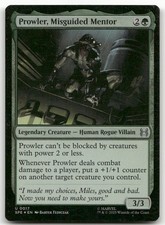 Prowler, Misguided Mentor #17 (Foil) (LP) Spider-Man SPE Magic MTG