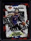 2025-26 Topps Jalen Brunson Orange Daily Dribble /25 New York Knicks DD-10