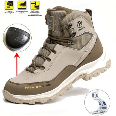 Waterproof Work Boots Mens Safety Shoes Steel Toe Botas De Trabajo Para Hombre