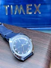 Vintage 197 Timex Blue Dial with Date  Cushion Case Marlin - Refurbished