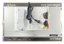 Funai SV2000 WV10D6 DVD Recorder DVD Player Combo w/ Cables, Remote Tested