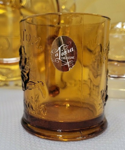 Vintage Nursery Rhyme Mother Goose 3 Piece Amber Child Plate Mug Bowl Tiara Set - 第 4/11 張圖片
