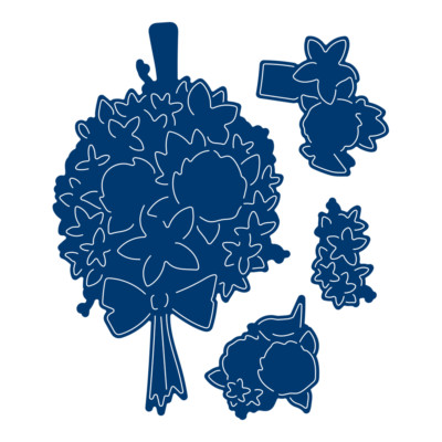 Tattered Lace Essentials Love in Bloom 'BOUQUET' Stanze + Stempelset - ETL137 