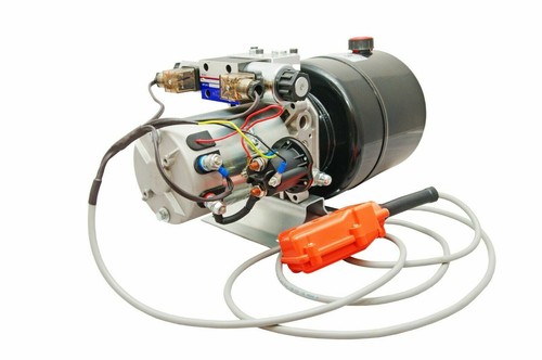 Hydraulikpumpenaggregat doppeltwirkend 12V DC Muldenkipper 10 Quart mit Fernbedienung - Bild 2 von 7