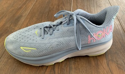 Hoka One One Women's Clifton 9 Sneakers LEFT SHOE ONLY SINGLE Sz 9.5B Blue Pink