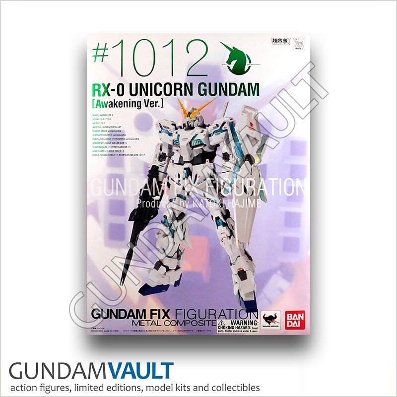 Bandai Unicorn Gundam Awakening Specification GFF RX 0 Real