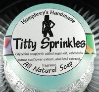 Titty Sprinkles Shave & Shampoo Soap Bar Argan Oil Cake Scented Crude Funny Titty Sprinkles Shave & Shampoo Soap Bar Argan Oil Cake Scented Crude Funny