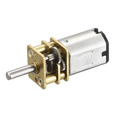 Micro Vitesse Réduction Engrenage Moteur DC 12V 100RPM pour RC Avion Voiture - Photo 1/4