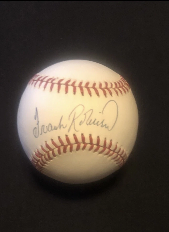 🔥Frank Robinson🔥Singed⚾️SALE💣HOF✨MVP-Both Leagues✨1st BLK MGR 🌟1st💵$107🧨💰 - Image 3 of 4