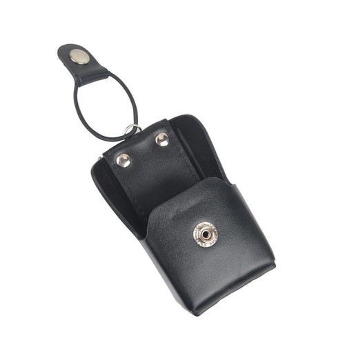Radio Hard Leather Case Holster For Baofeng UV5R UV6 UV85 UV82 UV8D UV-B5 UV-B6 - Picture 4 of 5