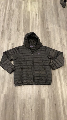 Mens Black Patagonia Puffer Jacket Size 