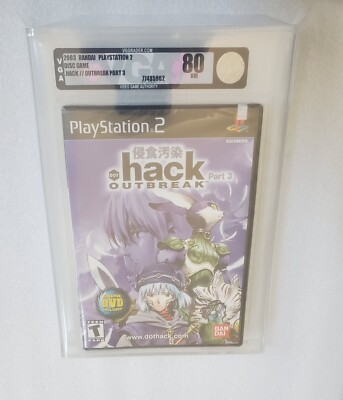 VGA 80 dot .hack OUTBREAK part 3 (PlayStation 2 PS2, 2003) FACTORY SEALED RARE