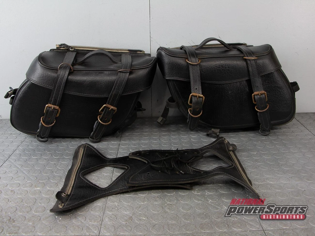 Tourmaster cheap leather saddlebags