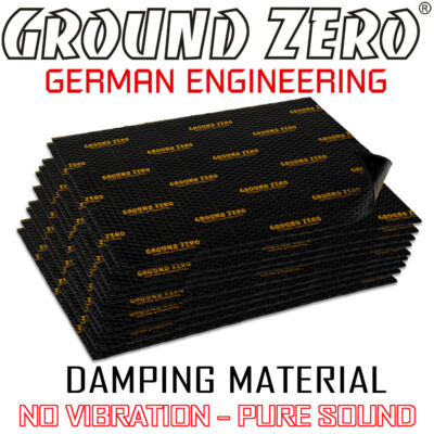 Ground Zero GZDM 1900ML-GOLD 10x 4,2mm Multilayer Alubutyl Dämmmatte Dämmung