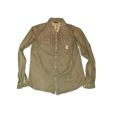 Vintage Men's Denim Jean Shirt, Size Large