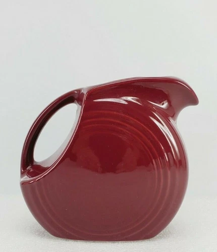 FIESTA 28 OZ. SMALL DISK DISC JUICE PITCHER  cinnabar New