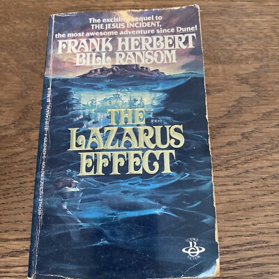 Frank Herbert & Bill Ransom THE LAZARUS EFFECT  1984 Berkley Edition Paperback