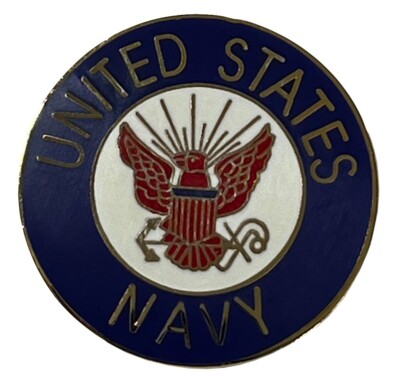 Pack of 6 United States Navy Eagle Motorcycle Hat Cap Lapel Pin M-189
