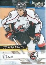 2018-19 UD Upper Deck CHL FELIX BIBEAU #23 Midnight 06/25 