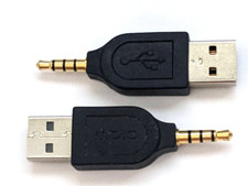 Wholesale Lot of 580 Data Charge Adapter 3.5mm Jack to USB Sync New