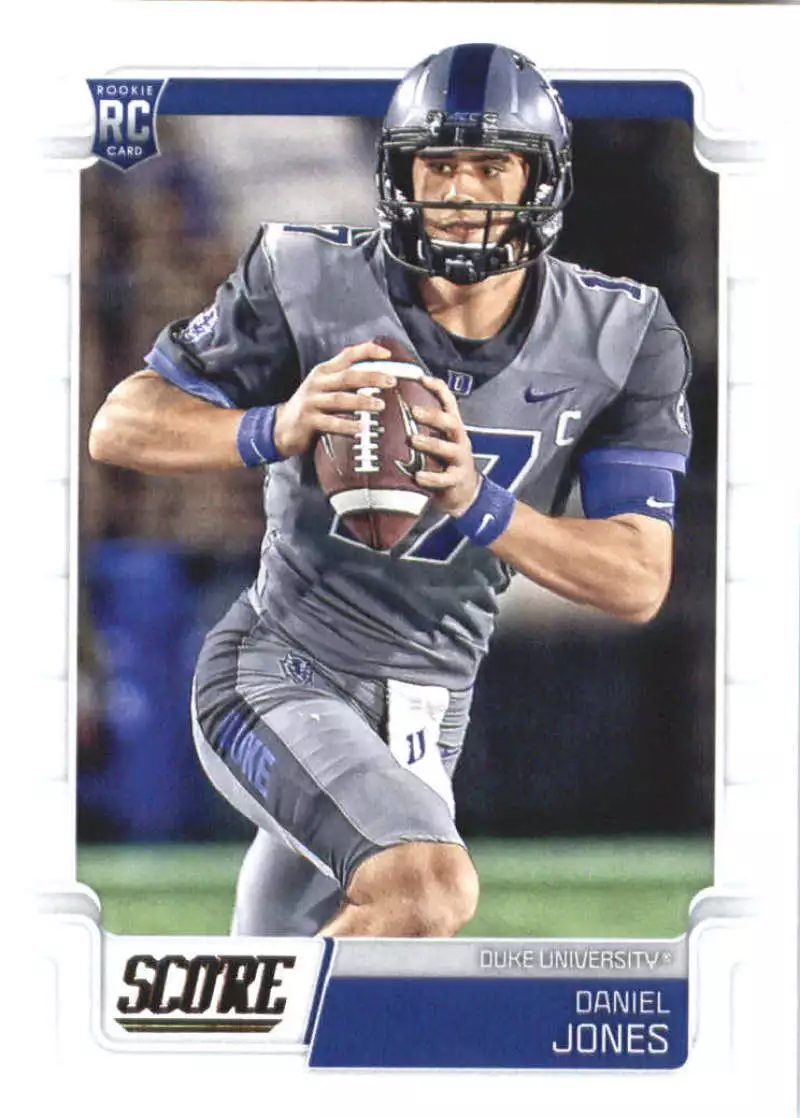 2019 Score #331 Daniel Jones Duke Blue Devils Football Card NM-MT Rookie RC NYG