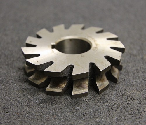 Halbrund-Formfräser konkav Radiusfräser Radius 4mm - 73x16x22mm 13 Spannuten - Picture 4 of 8