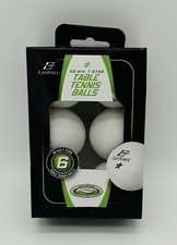 Eastpoint Ping Pong 6 Ct Balls Table Tennis 1-Star 40mm TOURNAMENT TENNIS BALLS