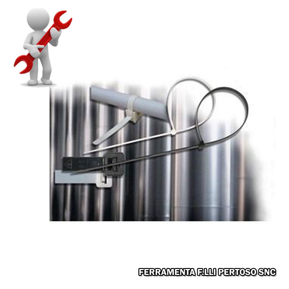 100 Elematic IT5334E Fascette 9x780mm Poliammide 6.6 Nere Alta Resistenza
