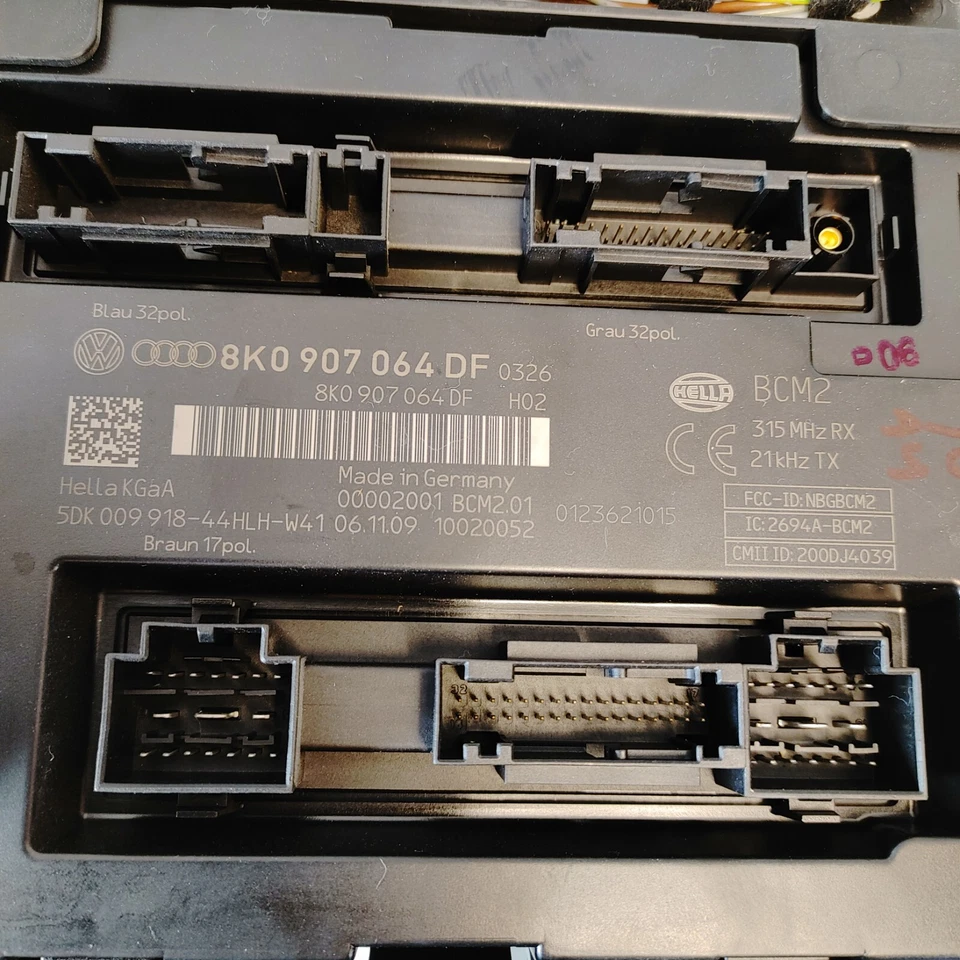 2008-2012 AUDI A4 S4 A5 Q5 (B8 8T 8K 8R) CCM КОМФОРТ ТЕЛА УПРАВЛЕНИЯ МОДУЛЬ (BCM 2) - Изображение 2 из 4