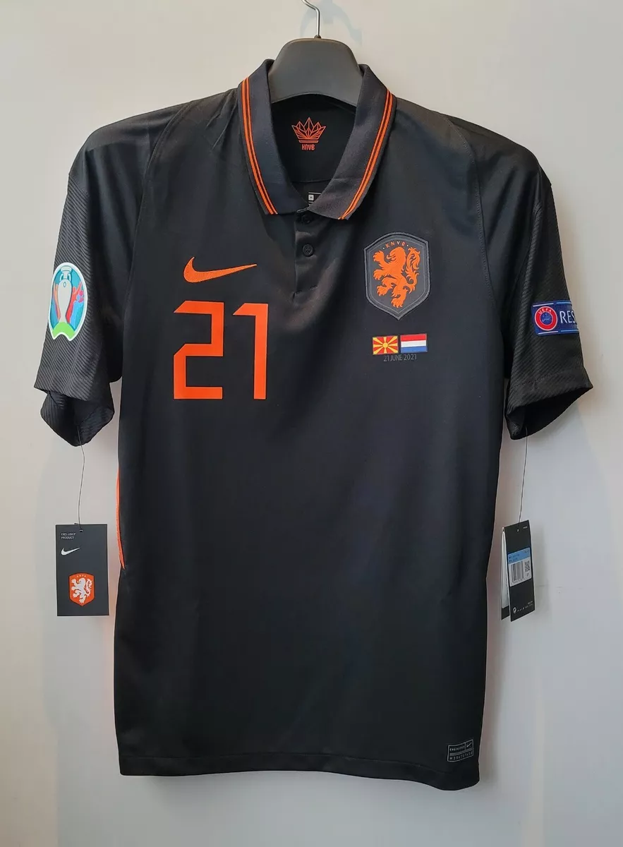 Nike Netherland KNVB Breathe Stadium Home 20/21 T-Shirt Orange