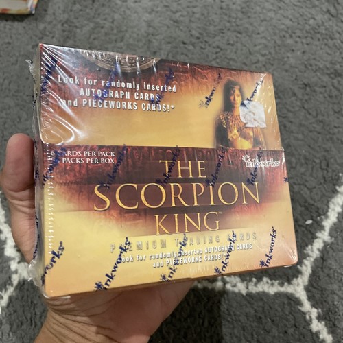 2002 INKWORKS THE SCORPION KING SEALED 36 PACK BOX * AUTOGRAPHS/PIECEWORKS ROCK - Picture 8 of 15