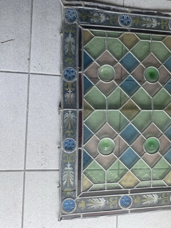 antikes Kirchenfenster-bleiverglast - Bild 3 von 4