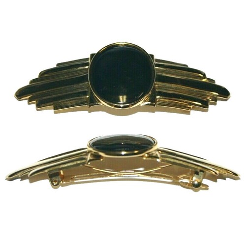 PRADA triangle logo hair accessories hair clip Barrette  display picture 1
