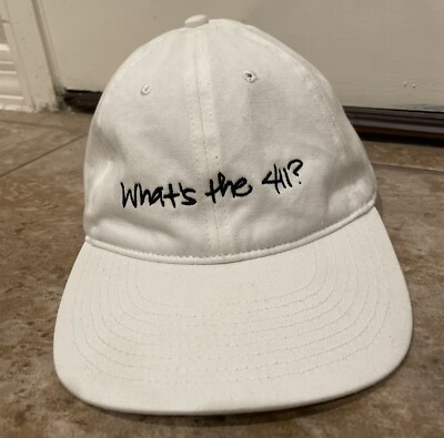 Vtg New 1992 Mary J Blige What's The 411 Promo Cap White