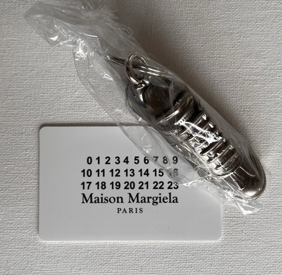 Maison Martin Margiela Silver Replica GATs Sneaker Key Ring Bag