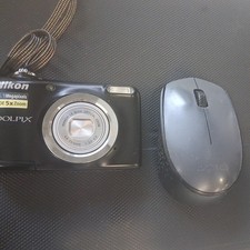 Nikon Coolpix A10 Compact Black Digital Camera 16.1MP Untested 