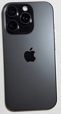 Apple iPhone 16 Pro (Unlocked) 128GB, Black Titanium, Battery Health 99%