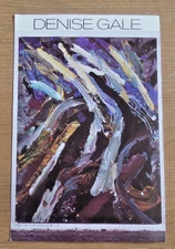 Denise Gale vintage postcard gallery invitation 1983 Janus Gallery Los Angeles