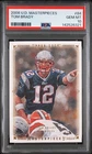 2008 UPPER DECK MASTERPIECES #84 TOM BRADY PSA 10
