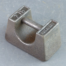 Vintage W&T Avery Cast Iron 7 LB Weight ~ Door Stop Book End  #2