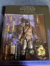 2026 Star Wars Black Series 6  Deluxe  01 Mandalorian & Grogu  2-Pack Black Box