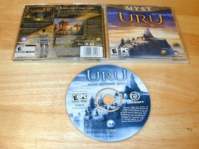 Myst Uru Ages Beyond Myst PC CD-ROM 2003 Cyan Ubisoft Windows 98SE/2000/Me/XP