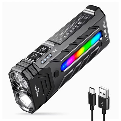 5200LMS Innovative Multifunktionale Tragbare LED Taschenlampe mit Magnet Taschenlampe,