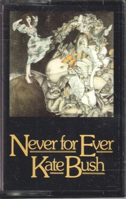 Kate Bush Never For Ever cassette UK Emi 1980 cassette grey shell blue print