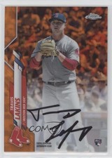 2020 Topps Chrome Rookie Orange Wave Refractor /25 Travis Lakins #RA-TLA Auto