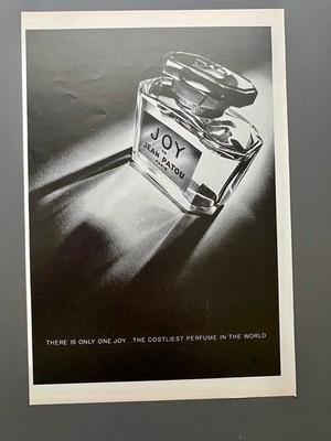 Joy de Jean Patou Paris Perfume retro 1974 Vintage Ad Werbung Reklame